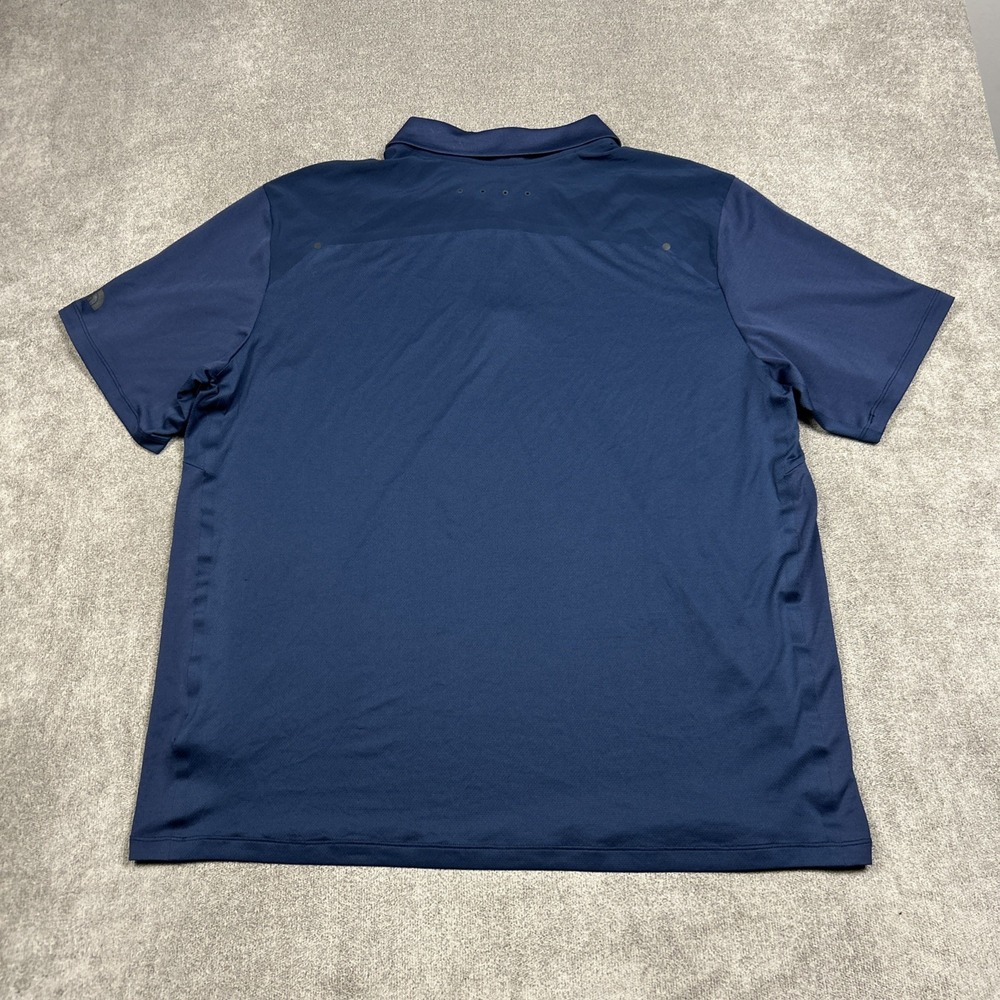 The North Face Golf Polo Shirt Men 2XL Navy Blue Lightweight Performance Stretch - Picture 6 of 11